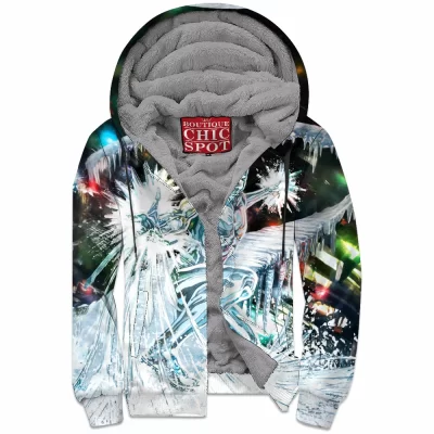 Bobby Drake Zip-Fleece-Hoodie, Comic Zip-Fleece-Hoodie, Iceman Zip-Fleece-Hoodie