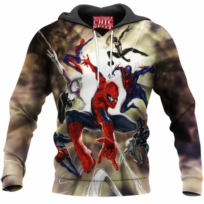Comic Hoodie, Spider-man Hoodie, Spider-Verse Hoodie