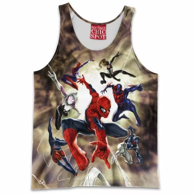 Comic Tank-Top, Spider-man Tank-Top, Spider-Verse Tank-Top