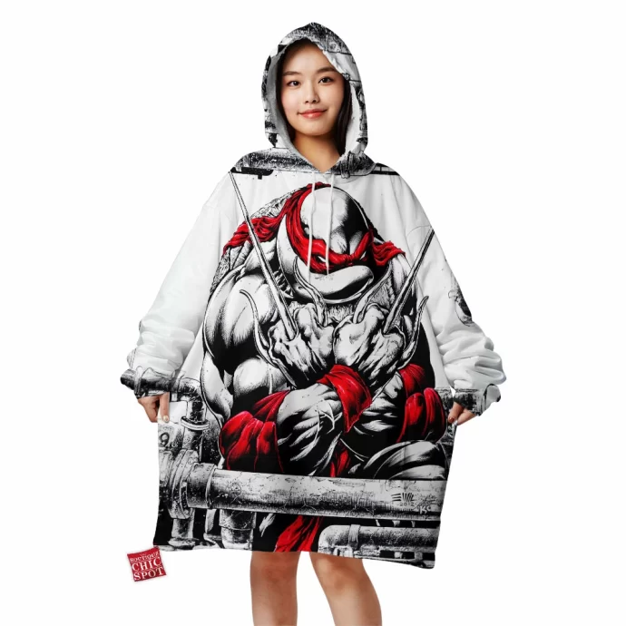 Raphael Tmnt Blanket Hoodie