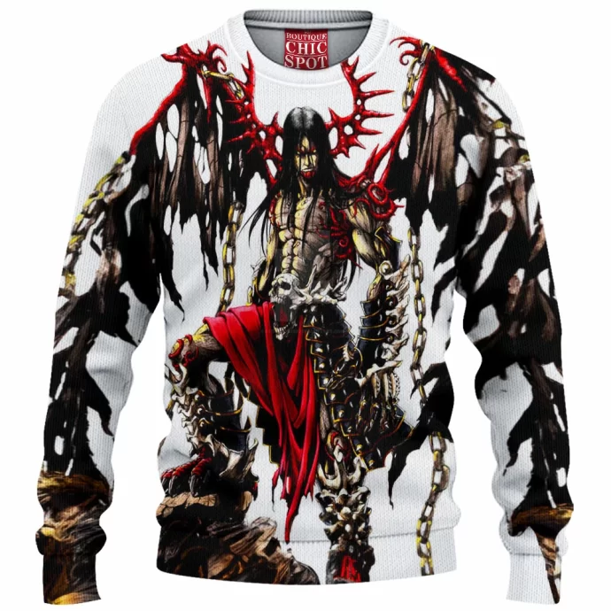 Demon Soldier Knitted Sweater