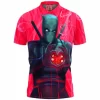 Comic Polo Shirt, Deadpool Polo Shirt