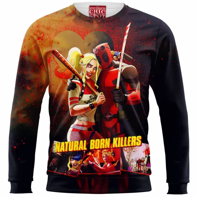 Deadpool And Harley Quinn Sweatshirt