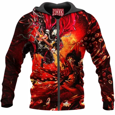 Comic Zip-Hoodie, Spawn Zip-Hoodie