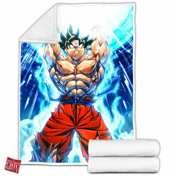 Son Goku Fleece Blanket