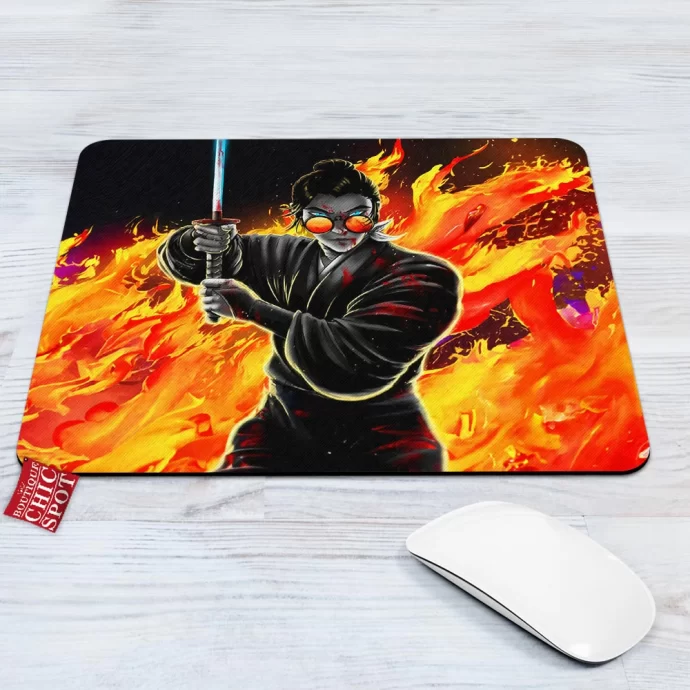 Blue Eye Samurai Mouse Pad