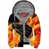 Anime Zip-Fleece-Hoodie, Blue Eye Samurai Zip-Fleece-Hoodie, Samurai Zip-Fleece-Hoodie