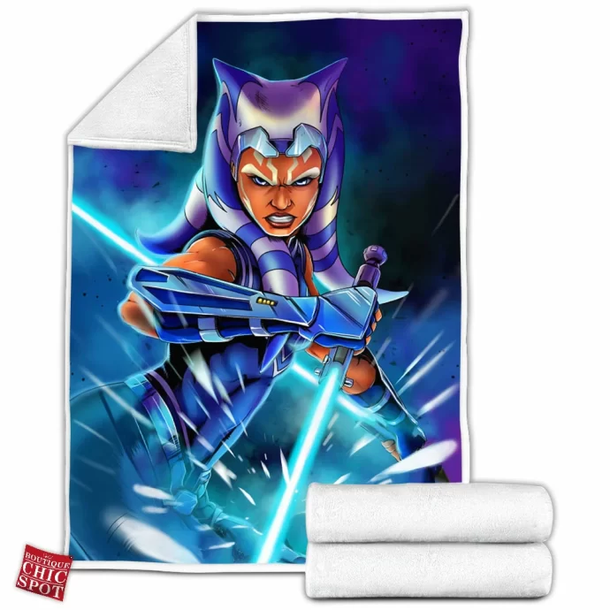 Ahsoka Tano Fleece Blanket