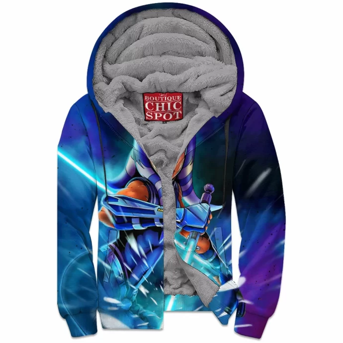 Ahsoka Tano Zip Fleece Hoodie