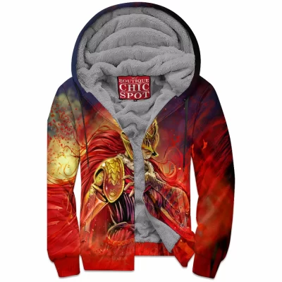 Blade Zip-Fleece-Hoodie, Comic Zip-Fleece-Hoodie, Vampire Zip-Fleece-Hoodie