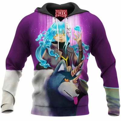 Rimuru Tempest Hoodie, Anime Hoodie, That Time I Got Reincarnated as a Slime Hoodie