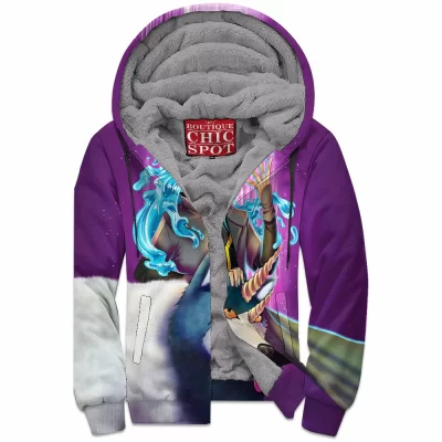 Rimuru Tempest Zip-Fleece-Hoodie, Anime Zip-Fleece-Hoodie, That Time I Got Reincarnated as a Slime Zip-Fleece-Hoodie