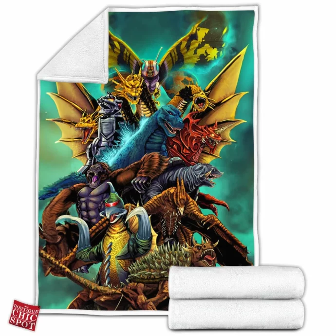 Kaiju Fleece Blanket