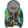 Sci-Fi Zip-Fleece-Hoodie, Kaiju Zip-Fleece-Hoodie