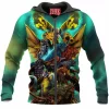 Sci-Fi Zip-Hoodie, Kaiju Zip-Hoodie
