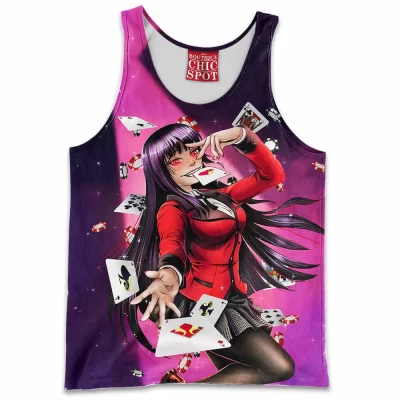 Anime Tank-Top, Kakegurui Tank-Top, Yumeko Jabami Tank-Top