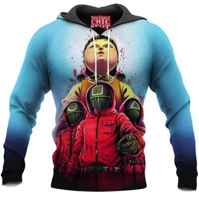 Squid Game Hoodie, Horror Hoodie
