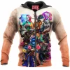 Abstract Zip-Hoodie