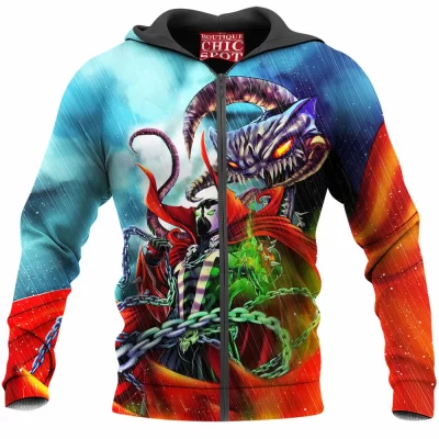 Comic Zip-Hoodie, Spawn Zip-Hoodie