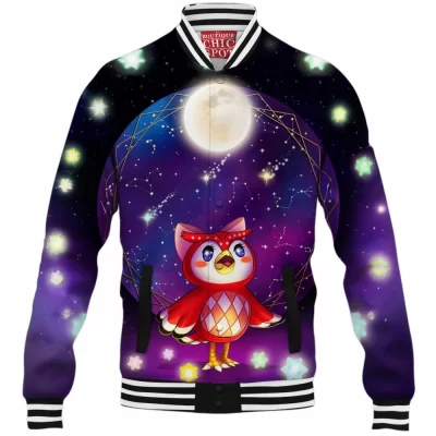 Owl Baseball-Jacket