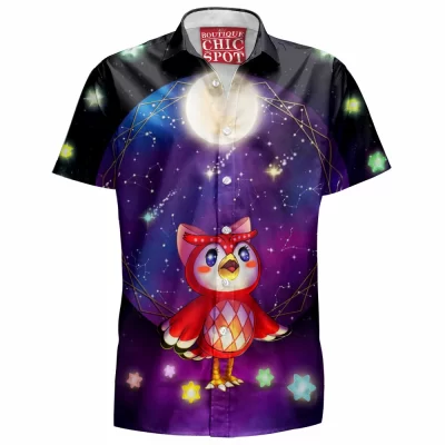Owl Hawaiian-Shirt
