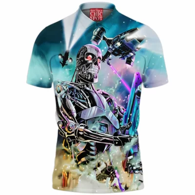 Sci-Fi Polo Shirt, Terminator Polo Shirt