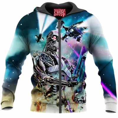 Sci-Fi Zip-Hoodie, Terminator Zip-Hoodie