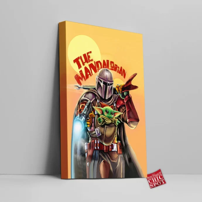 The Mandalorian Canvas Wall Art