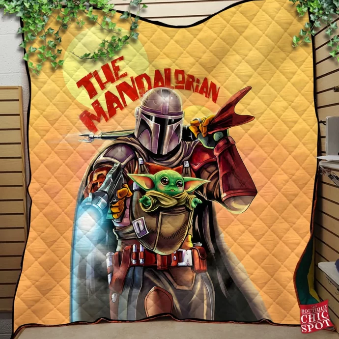 The Mandalorian Quilt Blanket