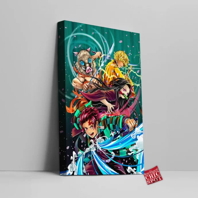 Kimetsu No Yaiba Canvas Wall Art