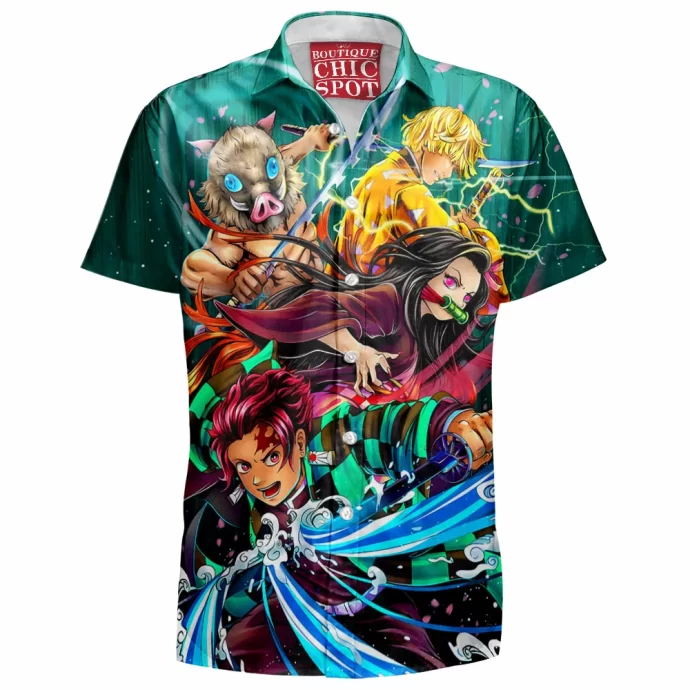 Kimetsu No Yaiba Hawaiian Shirt