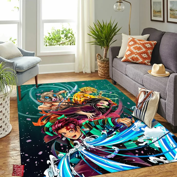 Kimetsu No Yaiba Rectangle Rug