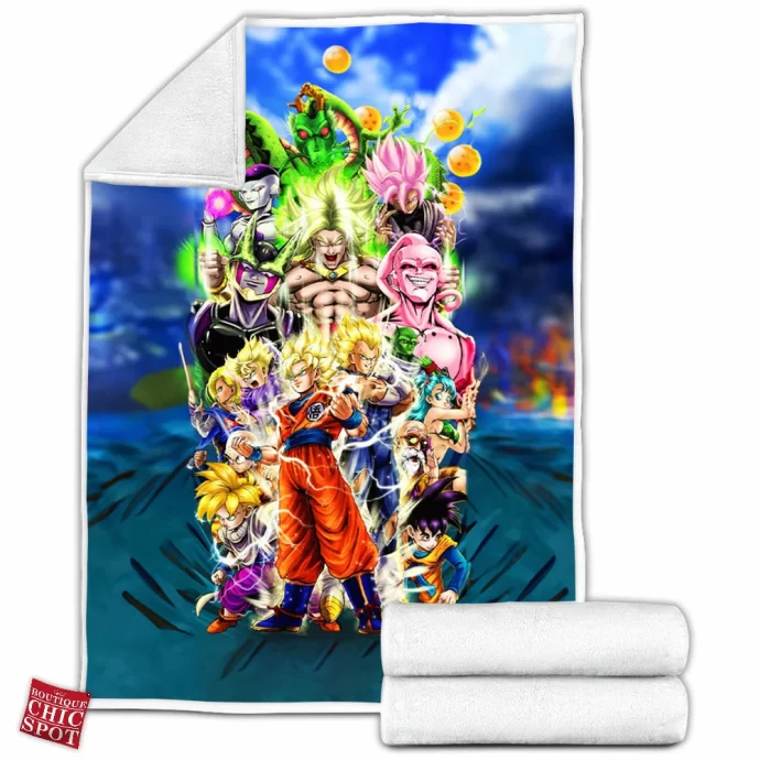 Dragon Ball Z Fleece Blanket