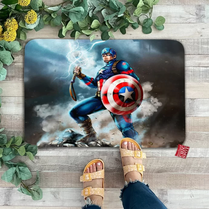 Captain America Doormat