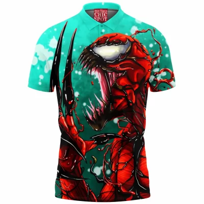 Carnage Polo Shirt, Comic Polo Shirt