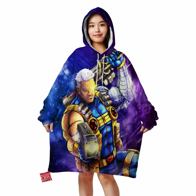 Cable X-men Blanket Hoodie