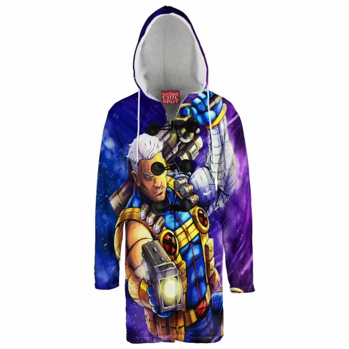 Cable X-men Hooded Cloak Coat