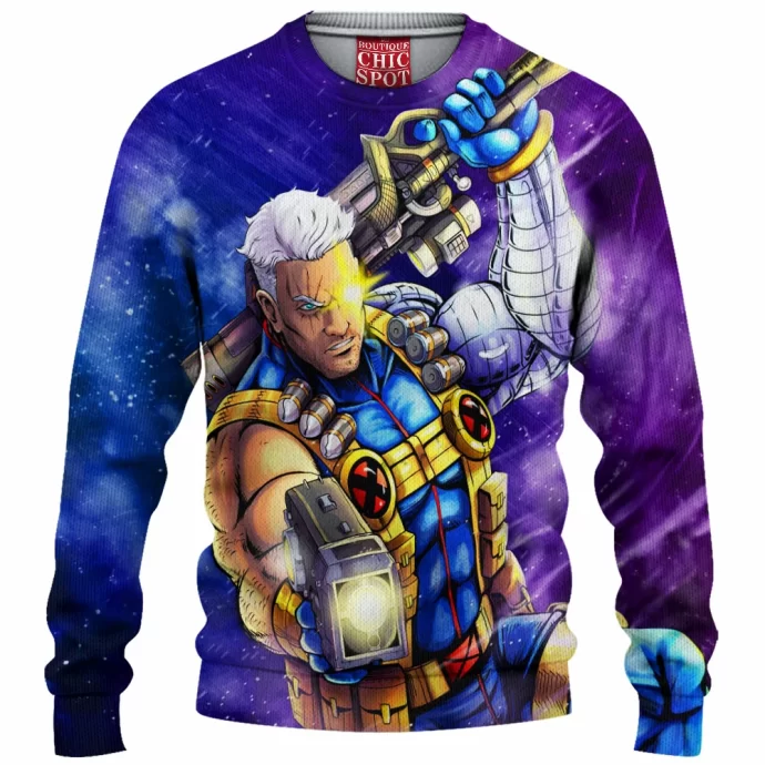 Cable X-men Knitted Sweater