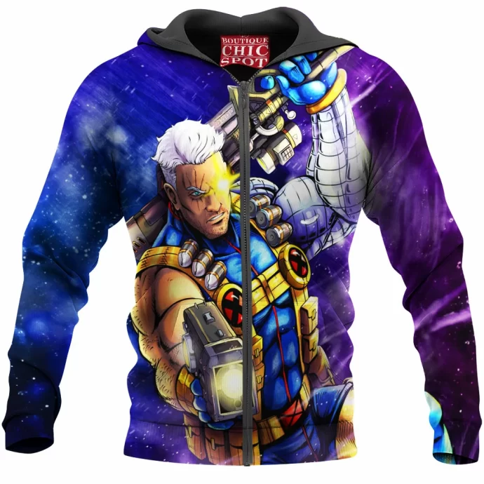 Cable X-men Zip Hoodie