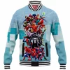 Comic Baseball-Jacket, Spider-man Baseball-Jacket, Spider-Verse Baseball-Jacket