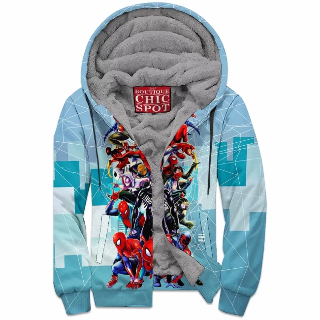 T TRINH Boutique 2982 Zip Fleece Hoodie