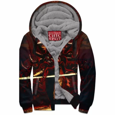 Elden Ring Zip-Fleece-Hoodie, Game Zip-Fleece-Hoodie