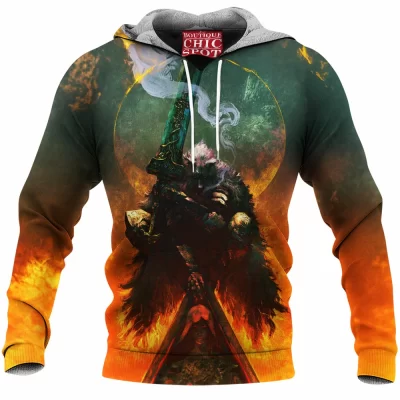 Elden Ring Fleece-Hoodie, Game Fleece-Hoodie, Blaidd Fleece-Hoodie