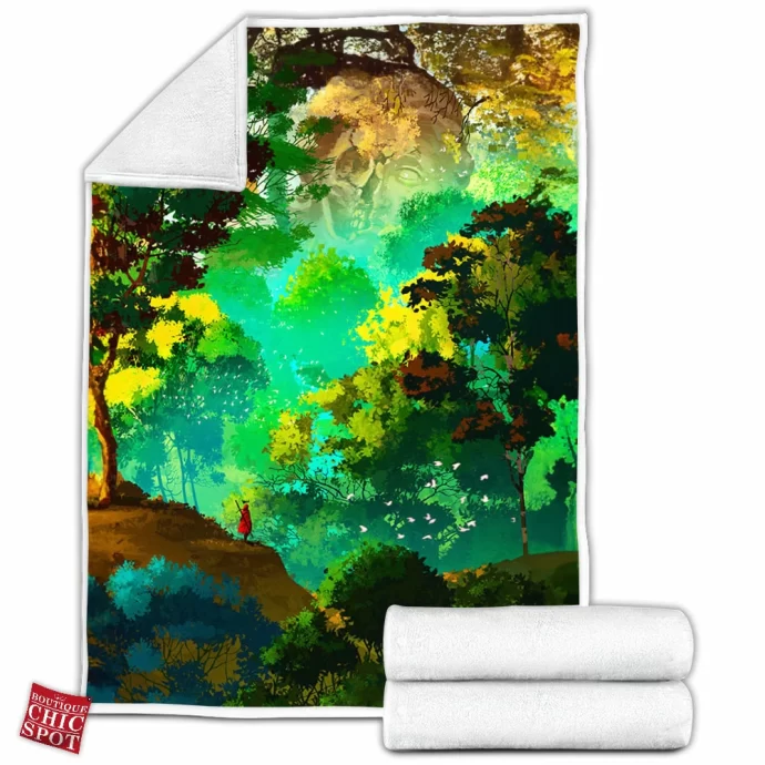 Pangs Of Time Fleece Blanket