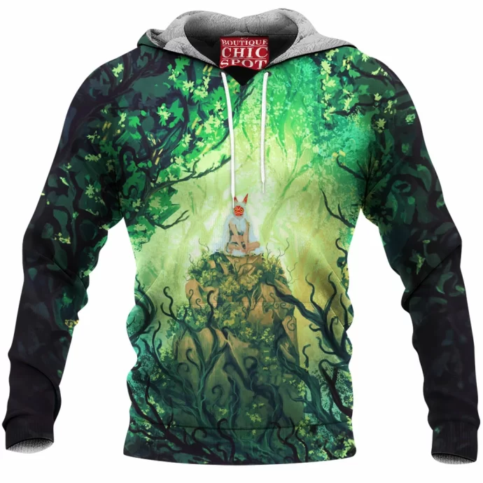 Mononoke Ghibli Fleece Hoodie