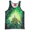 Anime Tank-Top, Mononoke Hime Tank-Top, Princess Mononoke Tank-Top, Ghibli Tank-Top