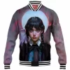 Horror Baseball-Jacket, Wednesday Baseball-Jacket