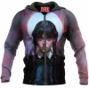 Horror Zip-Hoodie, Wednesday Zip-Hoodie