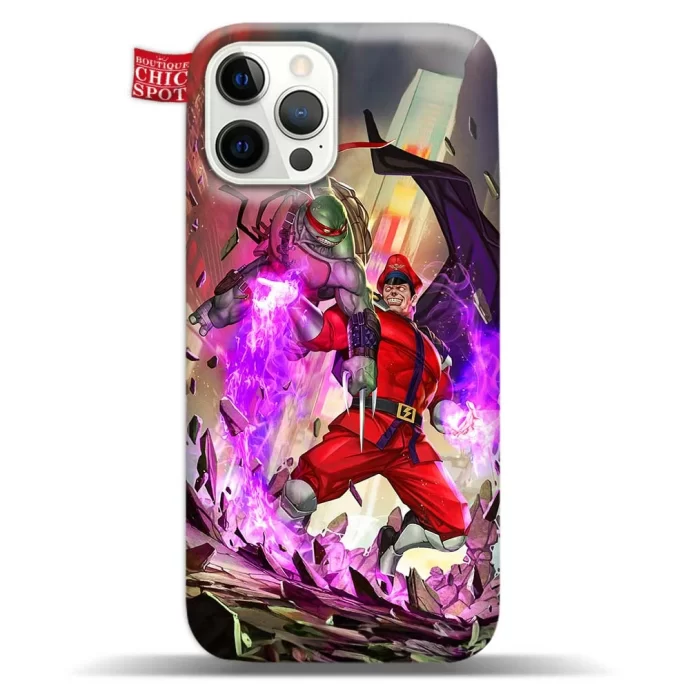 M Bison Vs Tmnt Phone Case Iphone