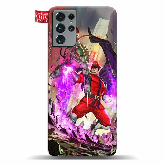 M Bison Vs Tmnt Phone Case Samsung